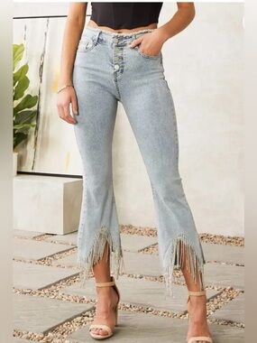Blue B jeans Women's Distress jeans